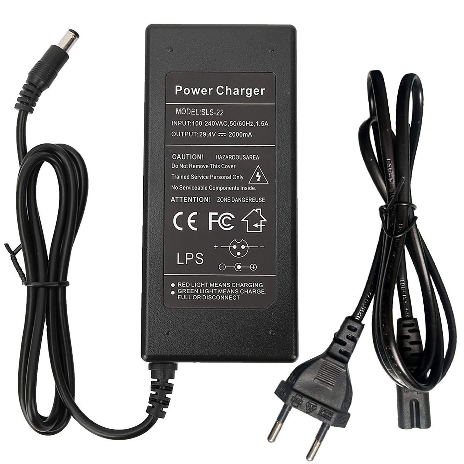 29.4V 2000mA Adapter do ładowarki skutera elektrycznego Ładowarka do akumulatora 5,5 cala Akcesoria do skuterów elektrycznych Wtyczka EU