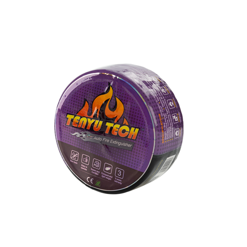 Equipo portátil de extinción de incendios de 0,8 kg, especializado para gabinetes de distribución de energía y compartimentos para motores