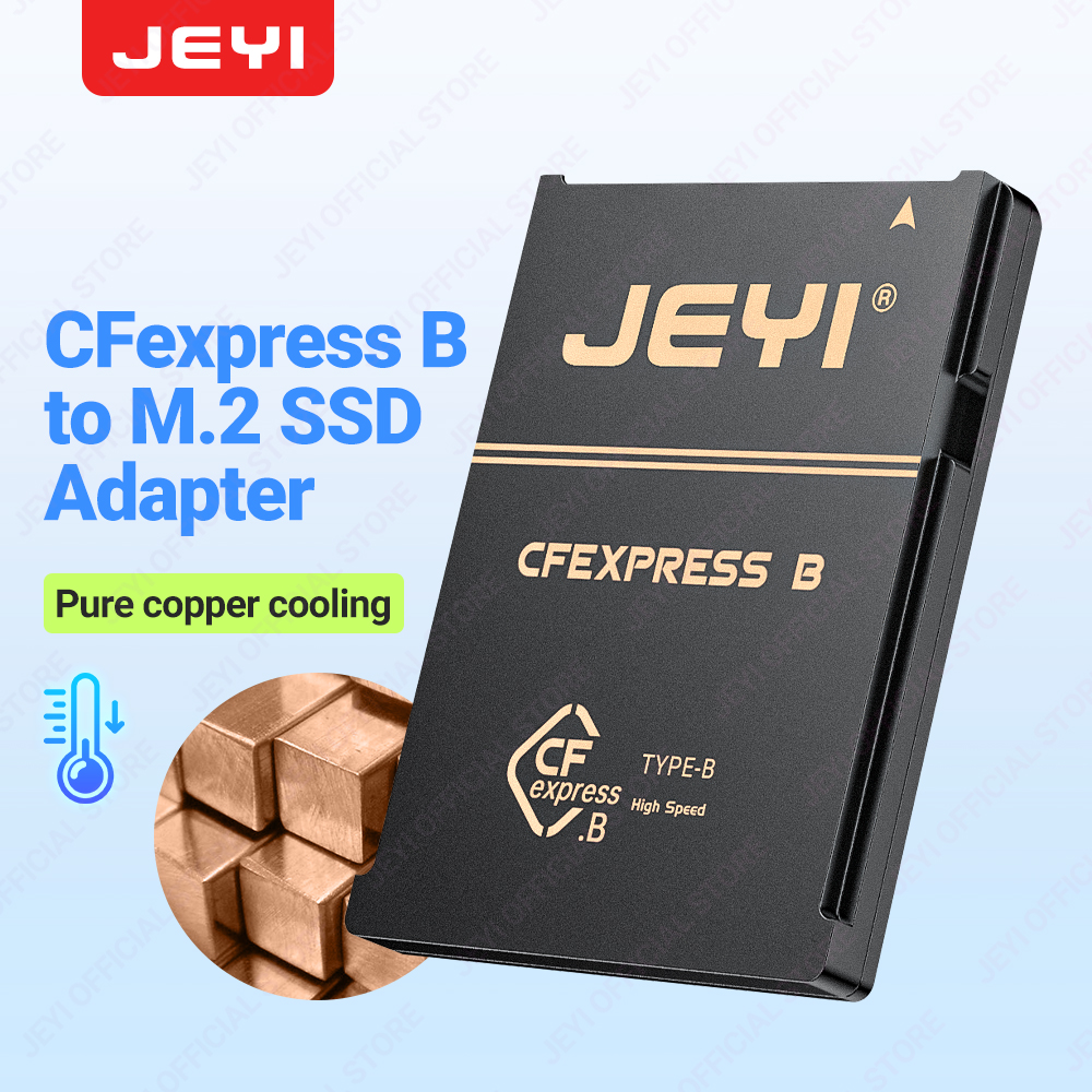 Adaptateur salariés YI 2230 M.2 NVMe SSD vers CFE type-B, en cuivre pur, carte mémoire CFexpress 6 000 pour NIKON Z6/Z7/Z8/Z9/D6, CANON R3/R5C