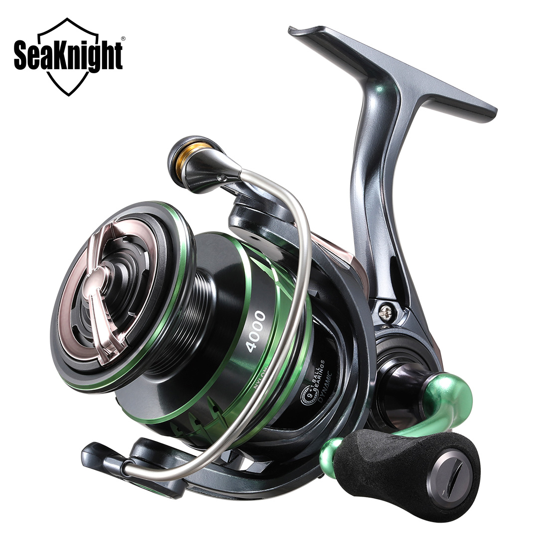 Рыболовные катушки серии SeaKnight WR4 5,2:1, прочное снаряжение MAX Drag, 24 фунта, плавная обмотка, спиннинговая рыболовная катушка, свет и мощность