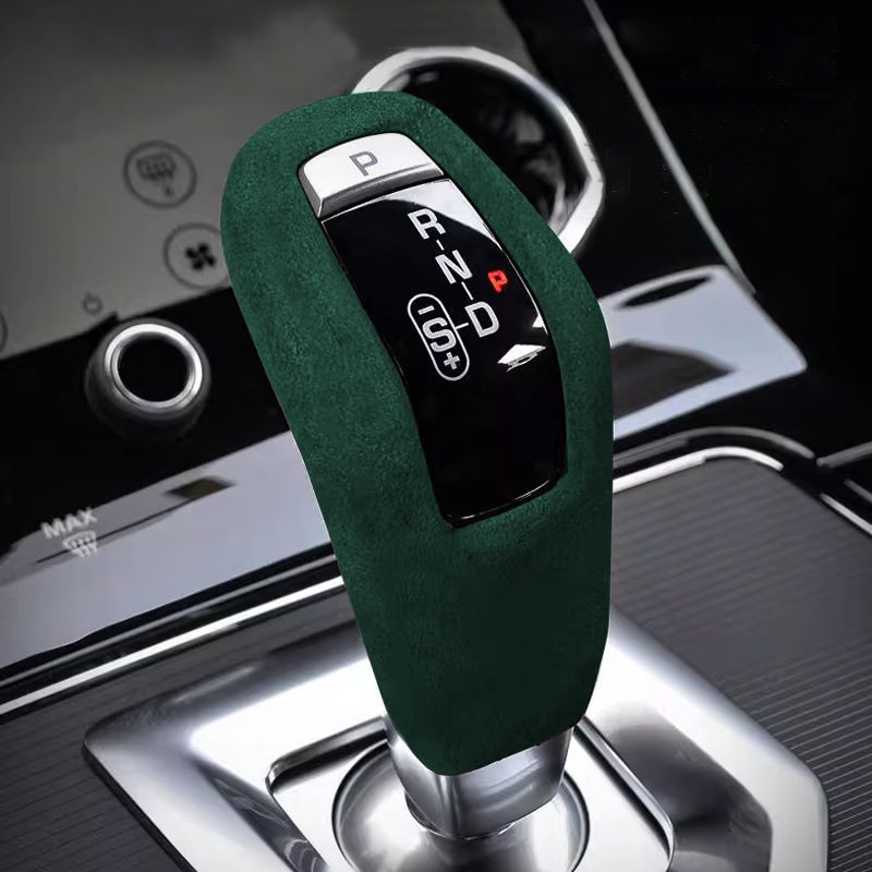 Suède interieur versnellingspookknopafdekking voor Land Rover Range Rover Sport Discovery Sport Range Rover Evoque