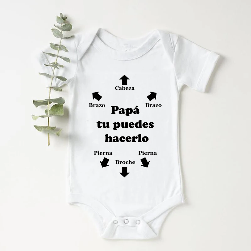 Детское боди Papa Tu Es Le best, Милый Летний детский комбинезон, боди для мальчиков и девочек, одежда, наряды, детская одежда, подарок на день отца