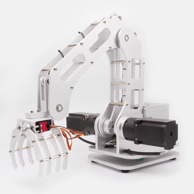 2.5กก.น้ำหนักบรรทุก4แกนอุตสาหกรรมหุ่นยนต์ Manipulator Claw Gripper เดสก์ท็อปขนาดใหญ่โหลดแขนจับหลายโหมดควบคุมอัตโนมัติ
