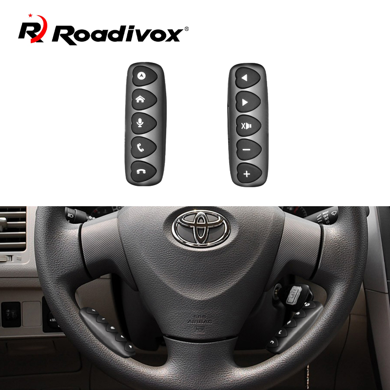 10 teclas de controle remoto sem fio do volante multi-função android universal bluetooth para rádio do carro dvd gps multimídia