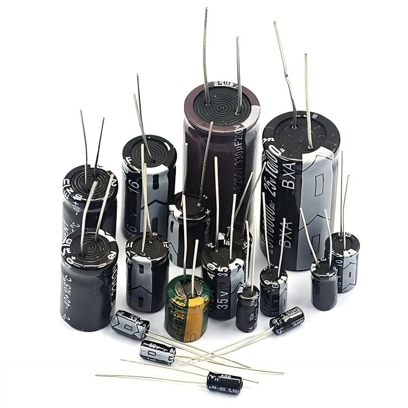 Condensador electrolítico de aluminio DIP, 10V, 16V, 25V, 35V, 50V, 63V, 100V, 100UF, 220UF, 330UF, 470UF, 680UF, 1000UF, 2200UF4700, 10UF, 22UF, 47UF