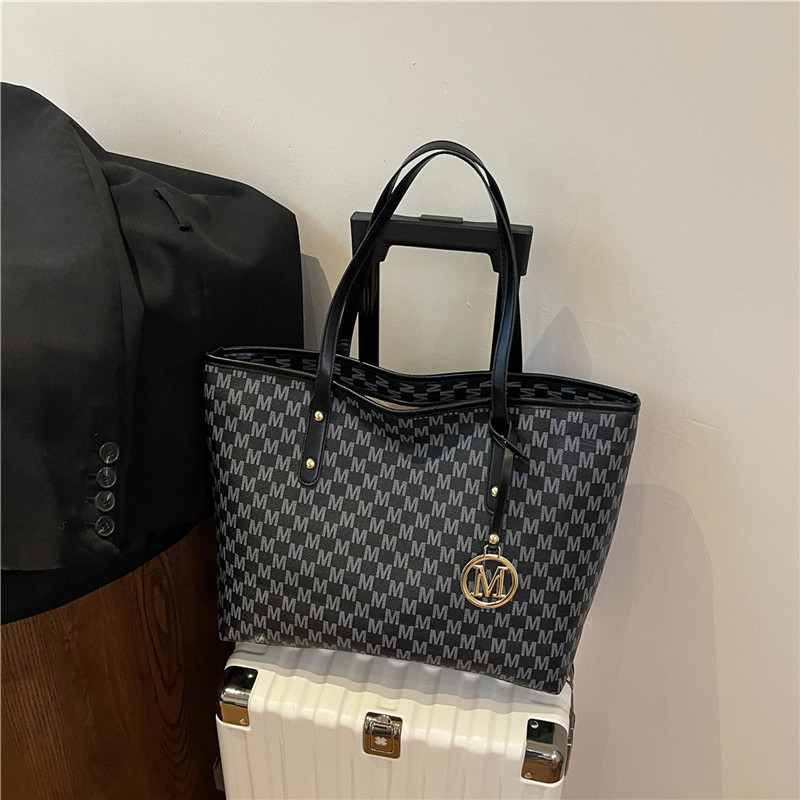 Bolsos Tote de Gran Capacidad para Viajes Diarios, Bolso de Mano de Cuero PU Estampado a la Moda para Mujeres Estudiantes Universitarias, Bolsos de Hombro