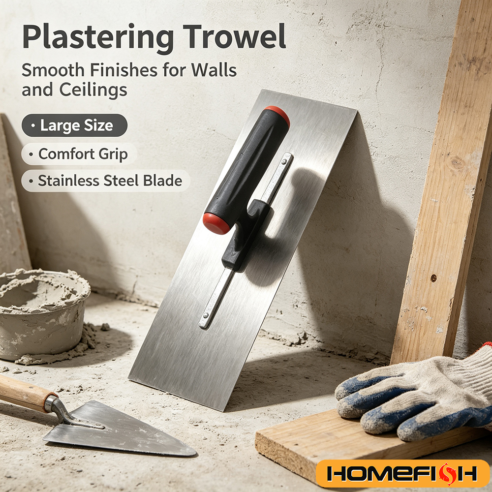 Drywall Trowel for Plastering  Flooring  Cement Trowel Scraping Finishing Tool for Wall  Surface Smoothing