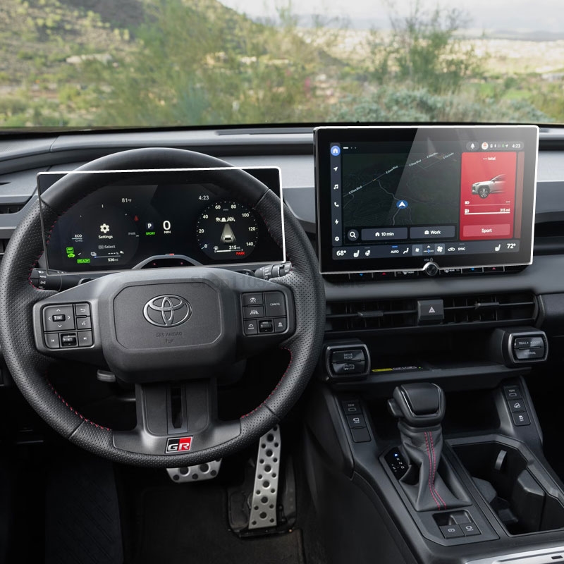 2 protectores de pantalla Nano PET para Toyota RAV4 XSE/Limited 2026, película para el panel de instrumentos digital y sistema de navegación del coche