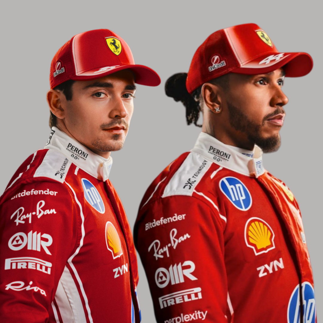 Gorra de béisbol nueva Ferrari 2026 No.16 Leclerc, No.44 Hamilton, una pieza imprescindible para los aficionados a las carreras