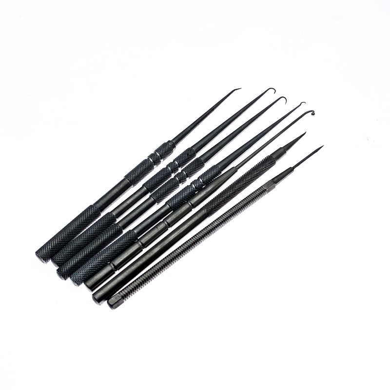 Gancho de alambre, instrumentos quirúrgicos para párpados, herramienta quirúrgica de cirugía plástica de belleza, acero inoxidable, 1 ud.