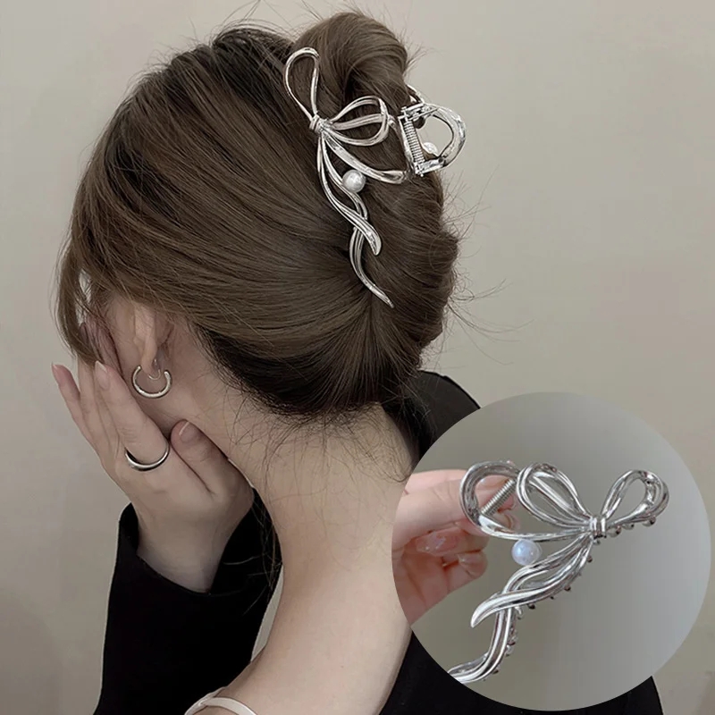 Nowe damskie eleganckie złoto srebro Hollow geometryczne metalowe spinki do włosów Vintage spinki do włosów z pałąkiem na głowę szpilka modne dziewczęce akcesoria do włosów