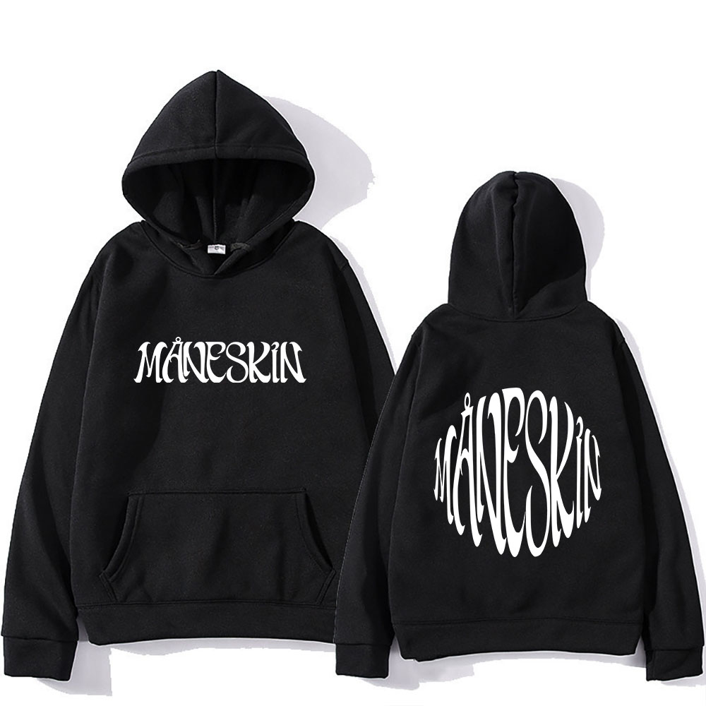Grunge Bank Maneskin sweats à capuche hommes/femmes mode esthétique sweats vêtements d'hiver surdimensionné pulls décontractés polaire Sudaderas