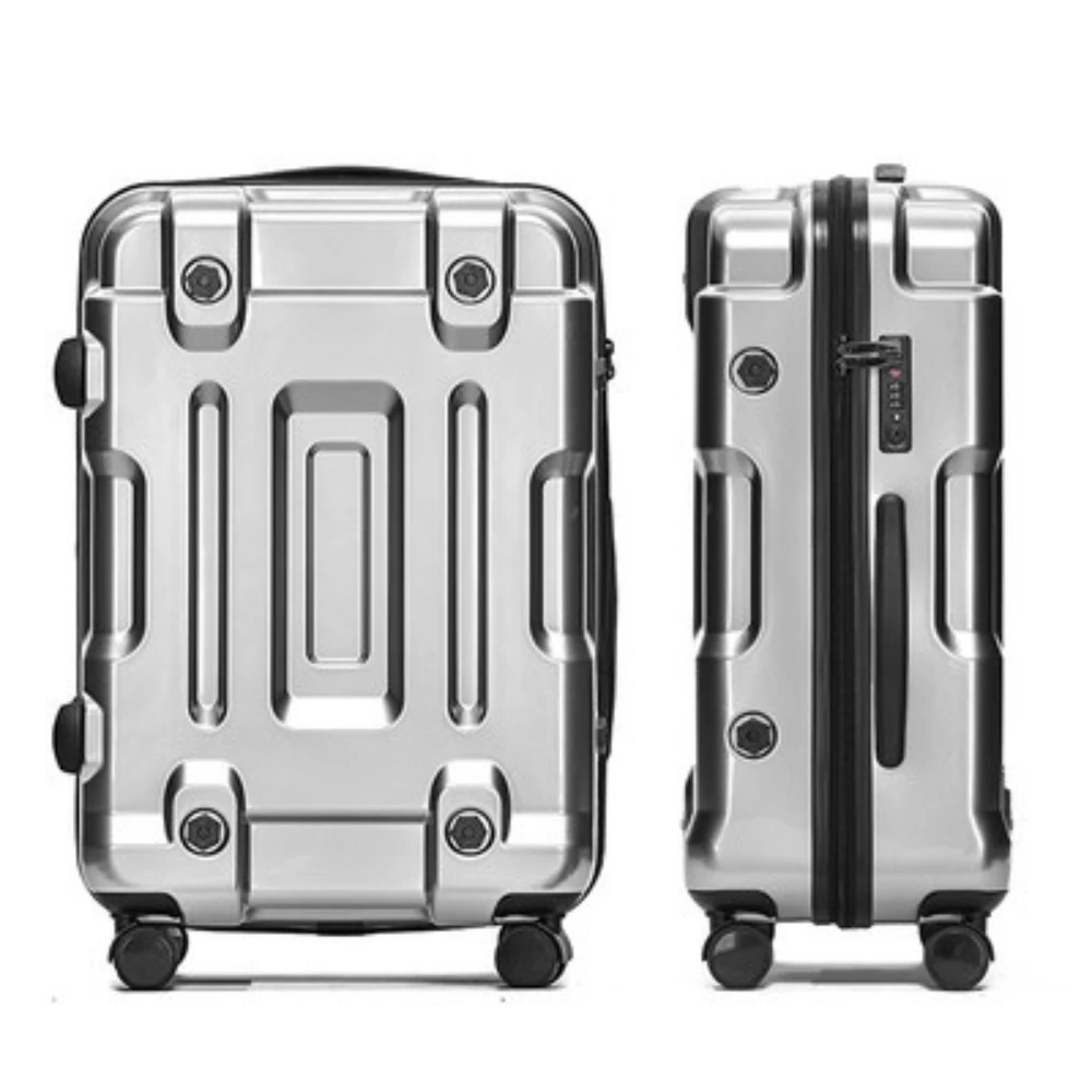 Maletas de viaje a la moda, atractivas, tecnología genial, equipaje con sentido, nueva cubierta de carrito con ruedas Universal, bolsa de embarque con contraseña