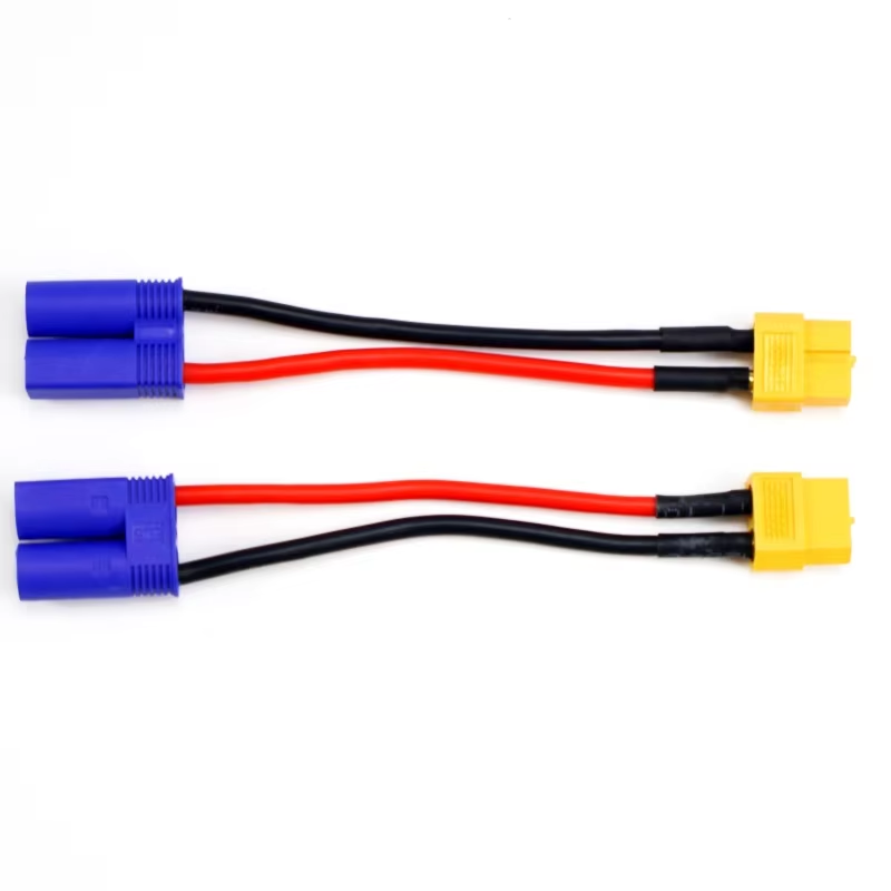 1/2/5PCS XT60 naar EC5 Connector Adapter Laadkabel Lood Draad 14AWG 10CM voor ISDT Stijl Laders