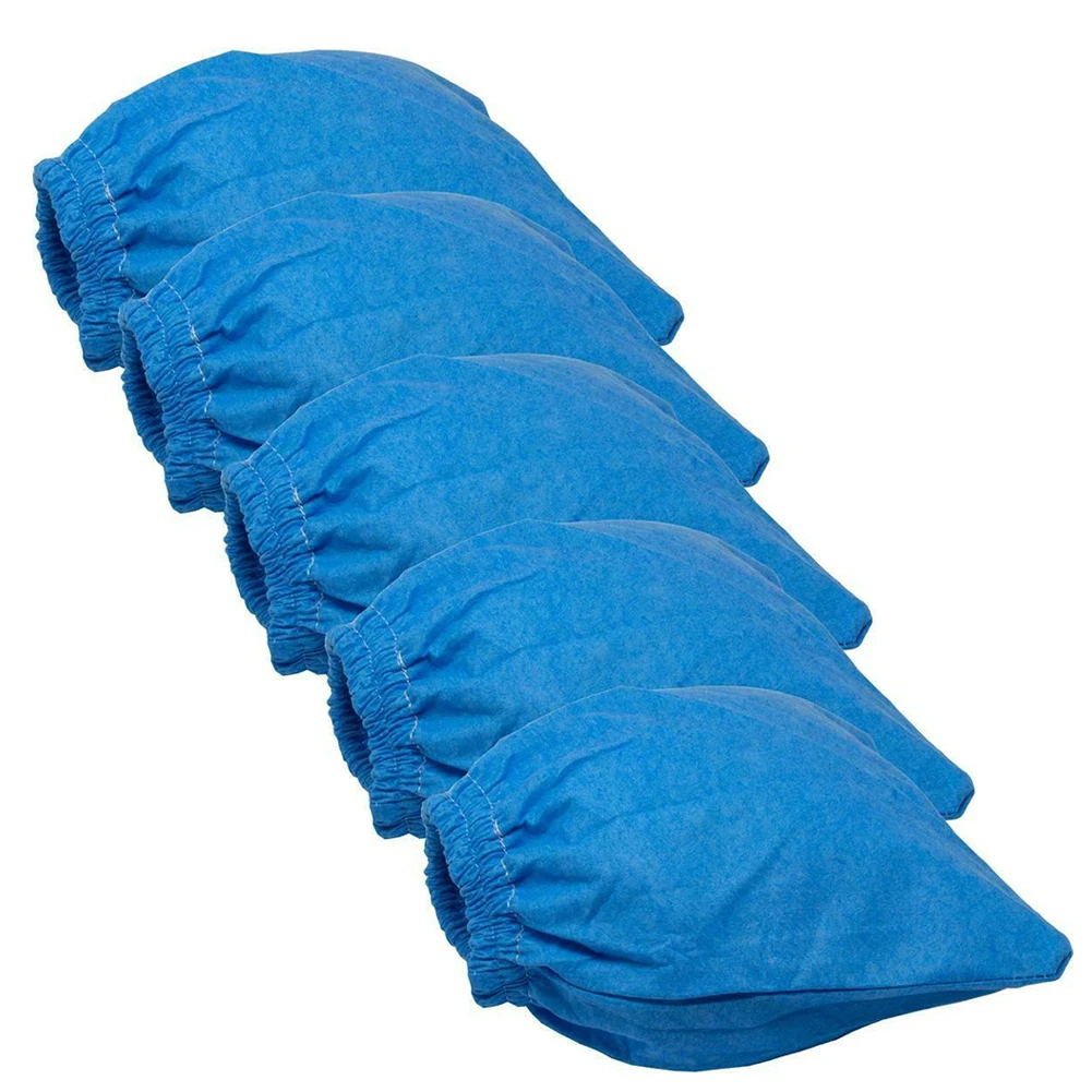 5 sacchetti in tessuto 13,2x12,8x4,3 cm blu per filtro a secco per aspirapolvere Parkside Wet Dry