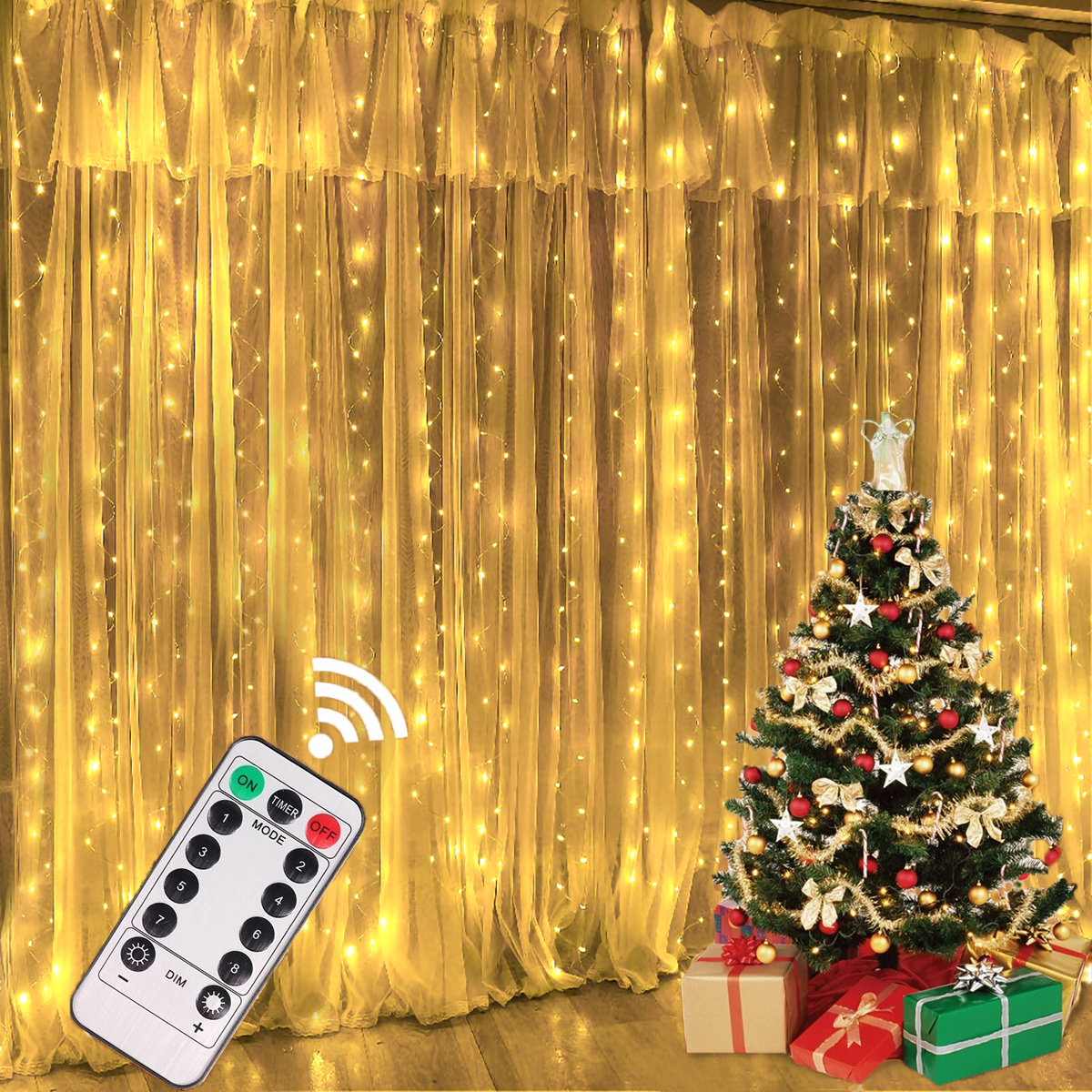 Luzes de natal cortina guirlanda 2023 feliz natal decorações para casa enfeites de natal presentes de natal navidad ano novo 2024