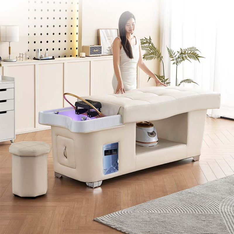 Washoofd Spa Chiars Wastafel Haar Kappers Shampoo Professioneel Bed Salon Luxe Styling Thaise Cadeira Schoonheidsapparatuur