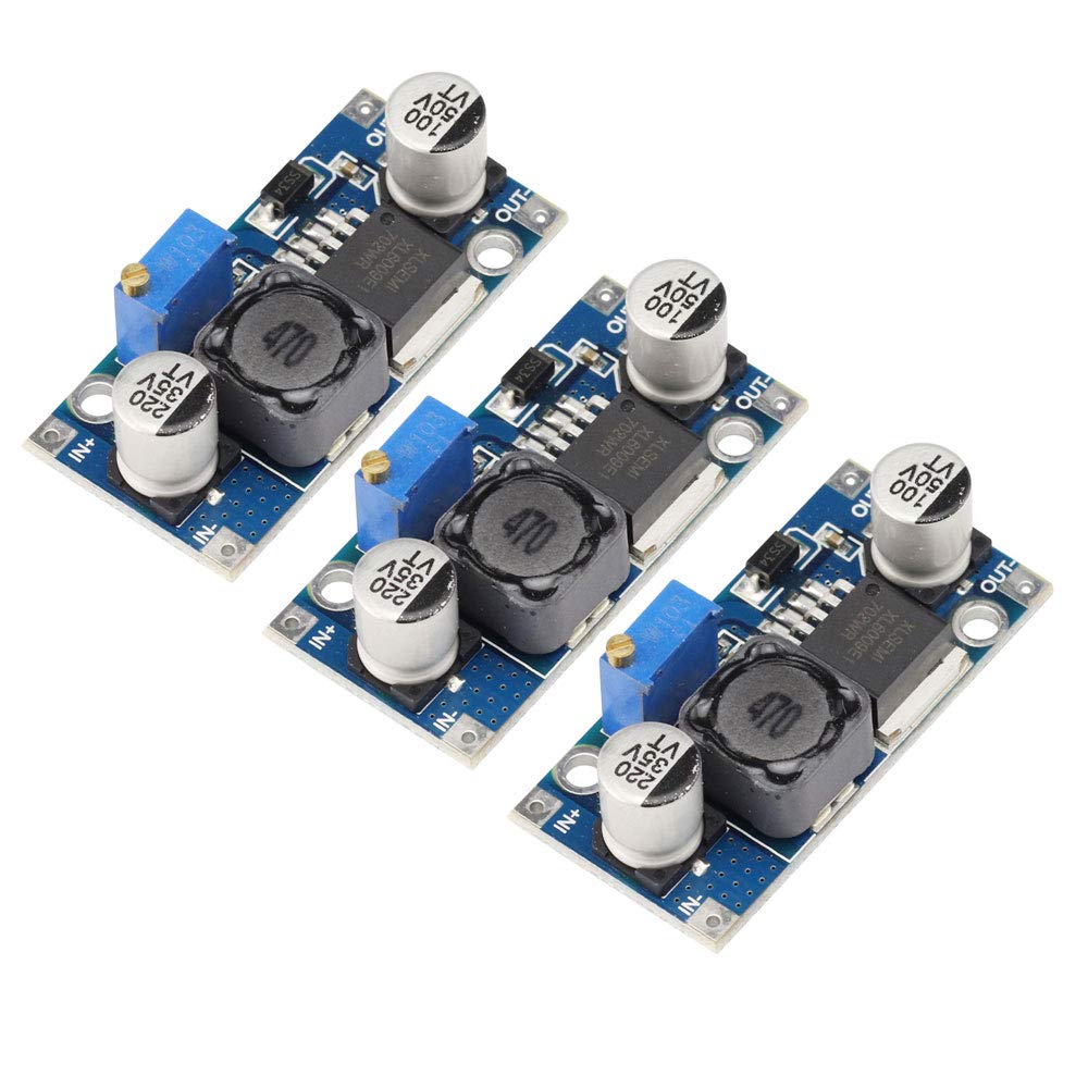 3 sztuk XL6009 DC-DC Buck Boost konwerter napięcia moduł zasilania 4A 400KHz regulowany moduł przełączający 3.8-30V do 1.25-35V zasilacz