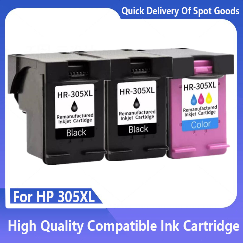 Cartucho de tinta 305XL para impresora, Compatible con HP 305 XL DeskJet 2710 2730 2720 4110 4120 4130 4134 Envy 2320 6020 6022 6030