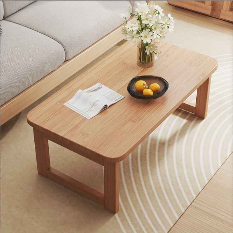 Space-saving Wooden Folding Coffee Table – A Multi-functional Low-sided Table, A Minimalist Living Room Coffee Table