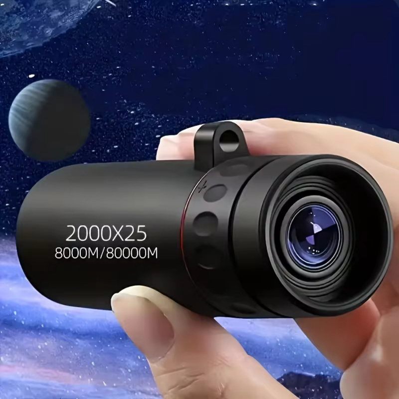 2000x25 HD กล้องโทรทรรศน์เดียว Mini กล้องโทรทรรศน์โทรศัพท์มือถือแบบพกพาผู้ถือกลางแจ้ง Camping การล่าสัตว์ดูนกกล้องโทรทรรศน์