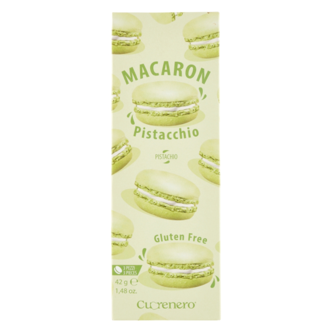 Macaron Pistacchio Pistacchio 42g - Cuorenero