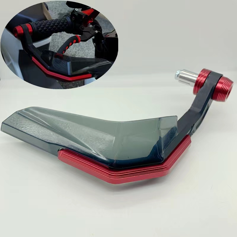 Protectores de manillar universales a prueba de viento de 7/8 "para motocicleta, Scooter, montaña, palanca de freno de bicicleta eléctrica con refuerzo de aluminio