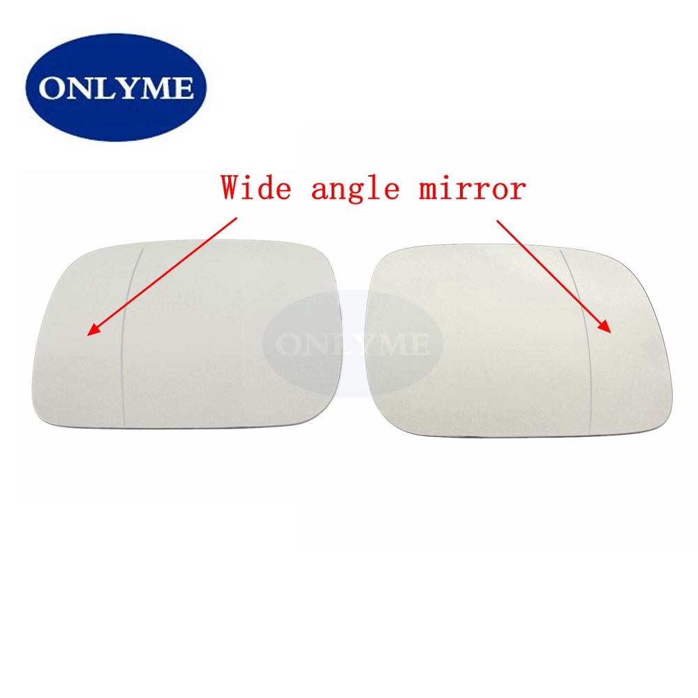 Espejo Retrovisor de Coche con Calefacción y Gran Angular para VW Touareg 2002 2003 2004 2005 2006 2007