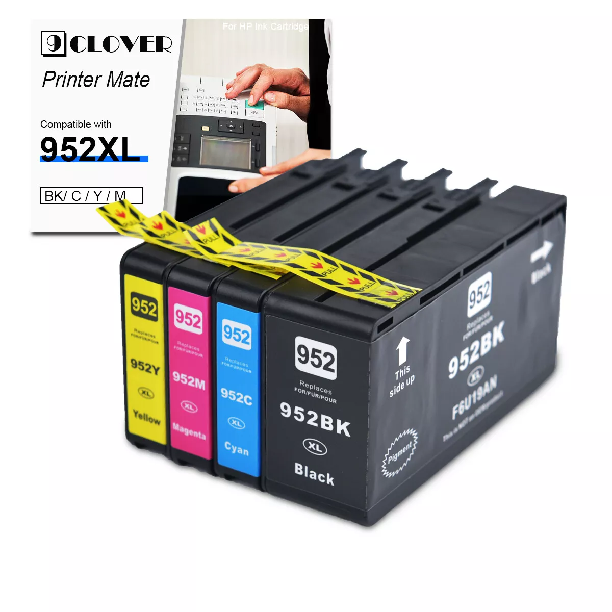 NEUE 4 Stück 952XL Tintenpatrone für HP 952 XL Officejet Pro 8210 8715 8702 8734 8745