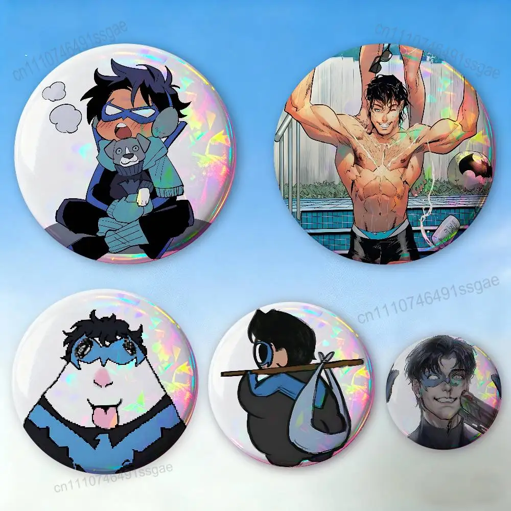 Cute D-Dick Grayson Badges,Cartoon,Art, Brooches, Pins, Tin Props, Christmas Gifts, Birthday Gifts