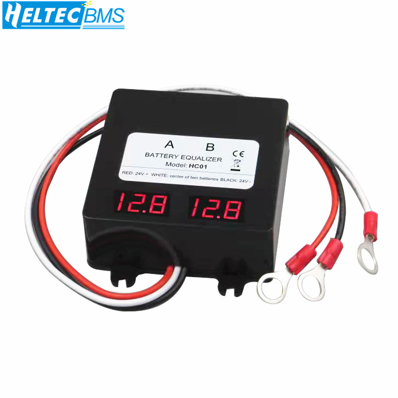 Brazil tax free Battery Equalizer for Two Pieces 12V 48V Balancer 0-10A Gel Flood AGM Lead Acid Batteries Voltage balancer HA01