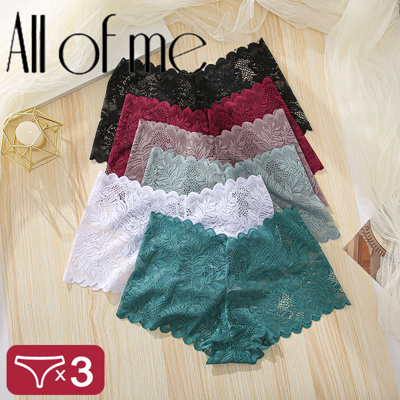 3 uds bragas de mujer, calzoncillos sexis de encaje para mujer, ropa interior de talla grande, calzoncillos ligeros sin costuras de cintura baja transpirables