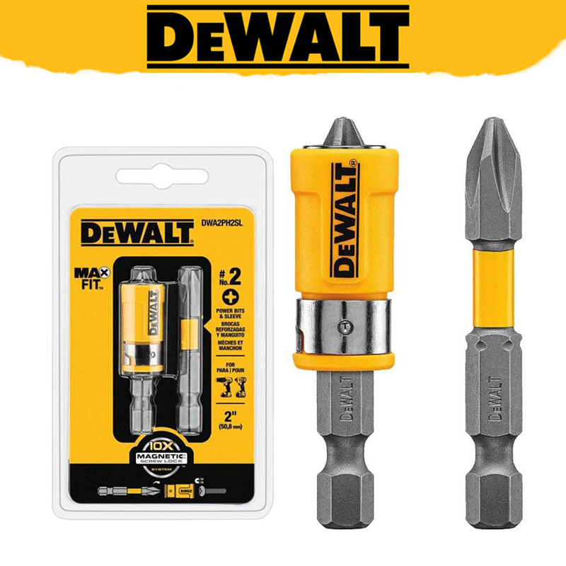DEWALT oryginalny DWA2PH2SL MAXFIT 2 ''PH2 zestaw bitów do wkrętarki udarowej obrotowa przyssawka magnetyczna akcesoria narzędziowe