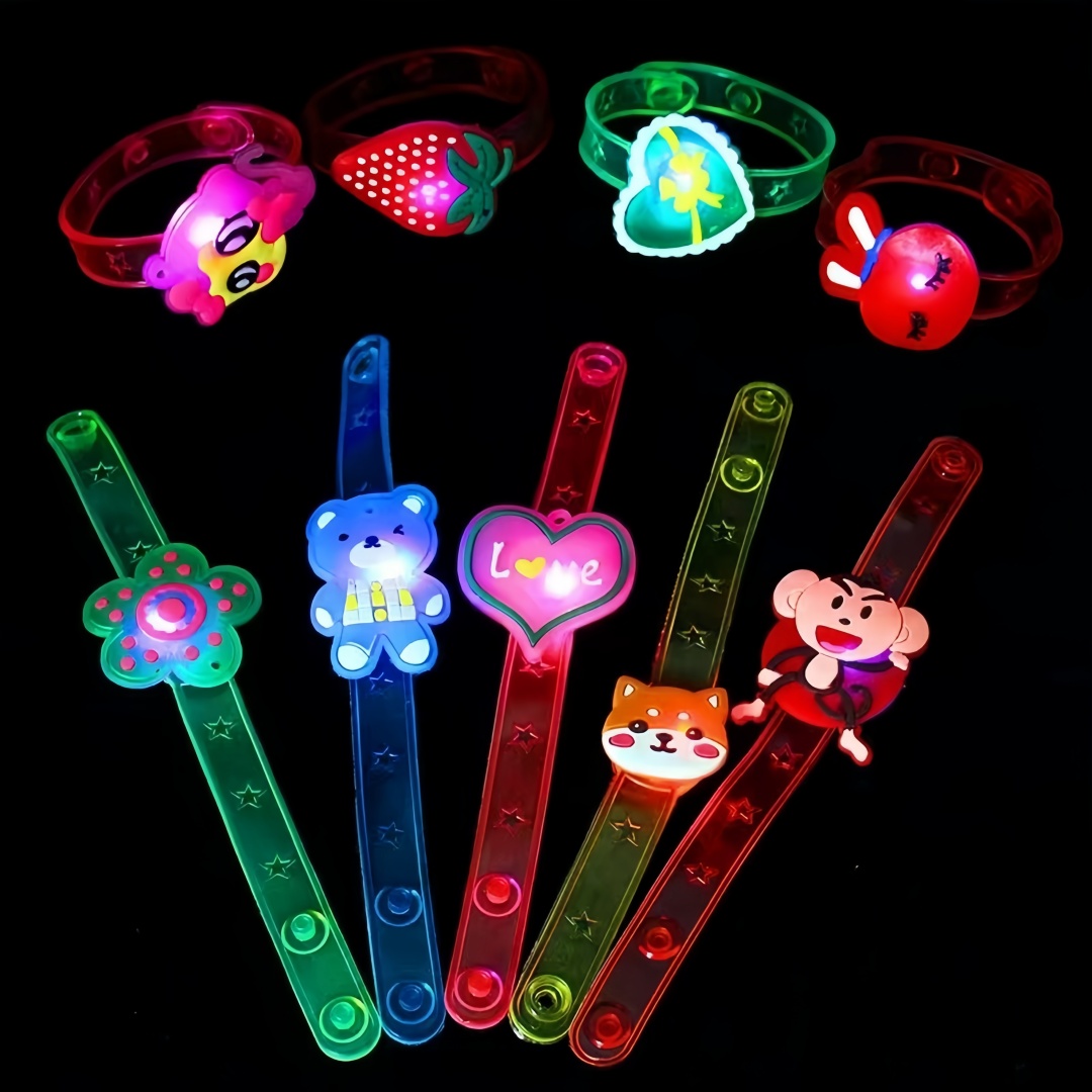 12/24/36 Uds. Pulsera brillante bonita, juguete, premios para guardería, paquete de recuerdo de fiesta de cumpleaños para niños, rellenos de piñata