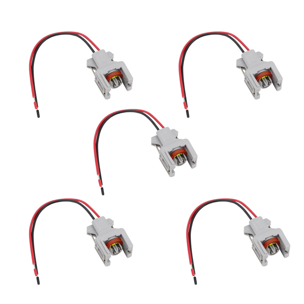 5 PCS 2 Pin 1.5mm Waterproof Automotive Connector Fuel Diesel Injector Fuel Rail Plug T15 10811963 240PC024S8014 DJ7026-1.5