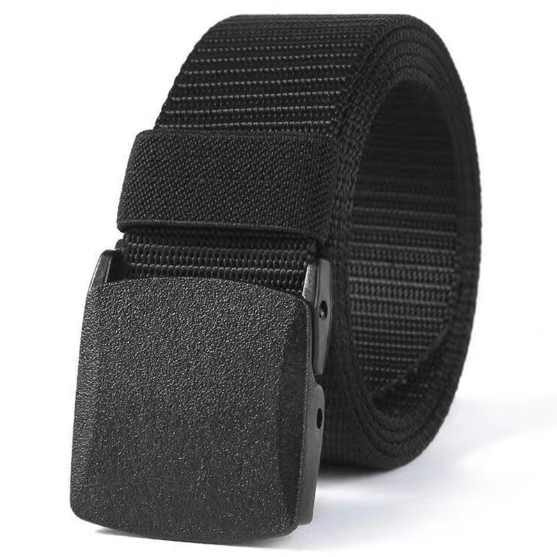 Cinto militar de nylon com fivela automática, cinto tático multifuncional de lona para caça ao ar livre, cinto masculino de alta qualidade