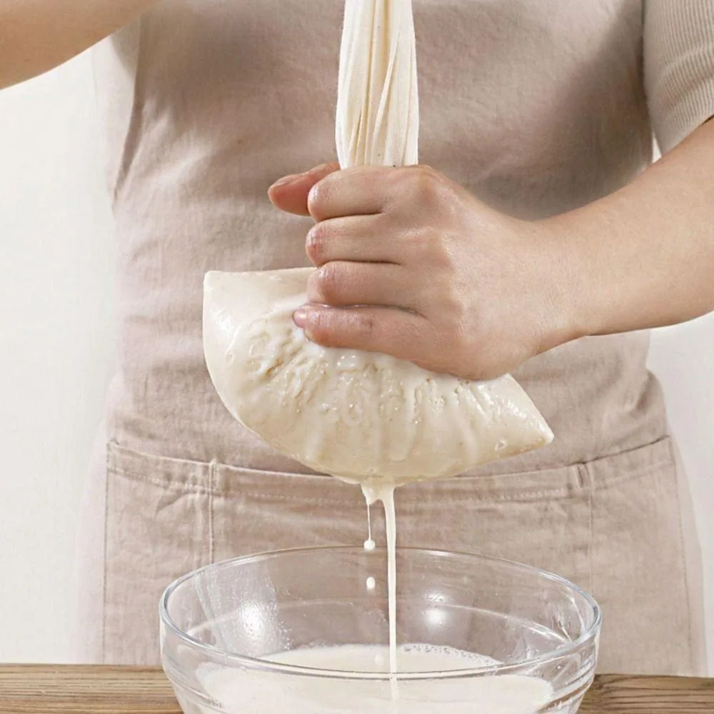 Wieder verwendbare Käsetuch-Filter beutel für Tee-Joghurt-Kaltbrühmilch-Tee-Siebe Seifen kräuter Gewürz siebe Musselin-Kordel zug beutel