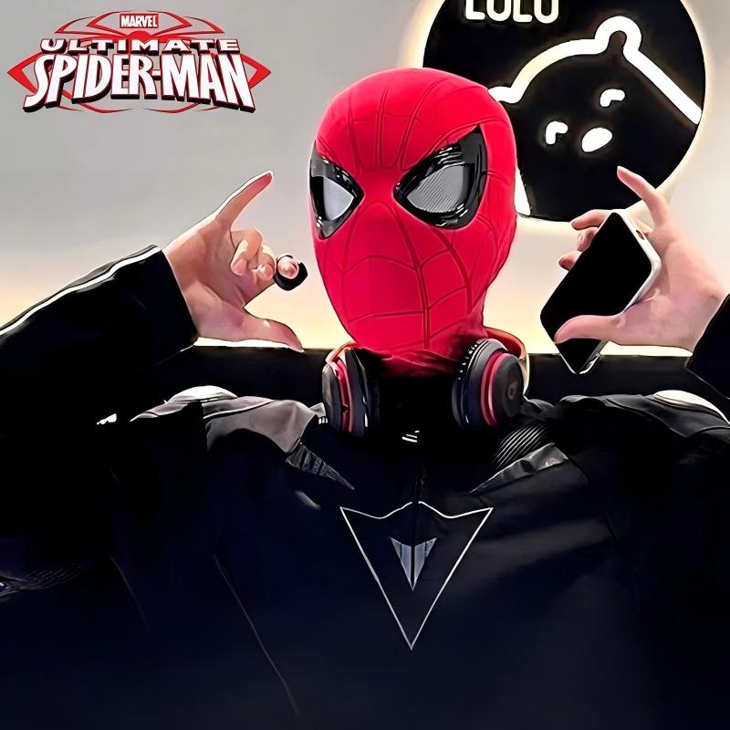 Spider-Man Headset Spielversion Miles Augen Mobile Halloween Cosplay Leuchtende Blinkende Augen Geburtstagsgeschenk