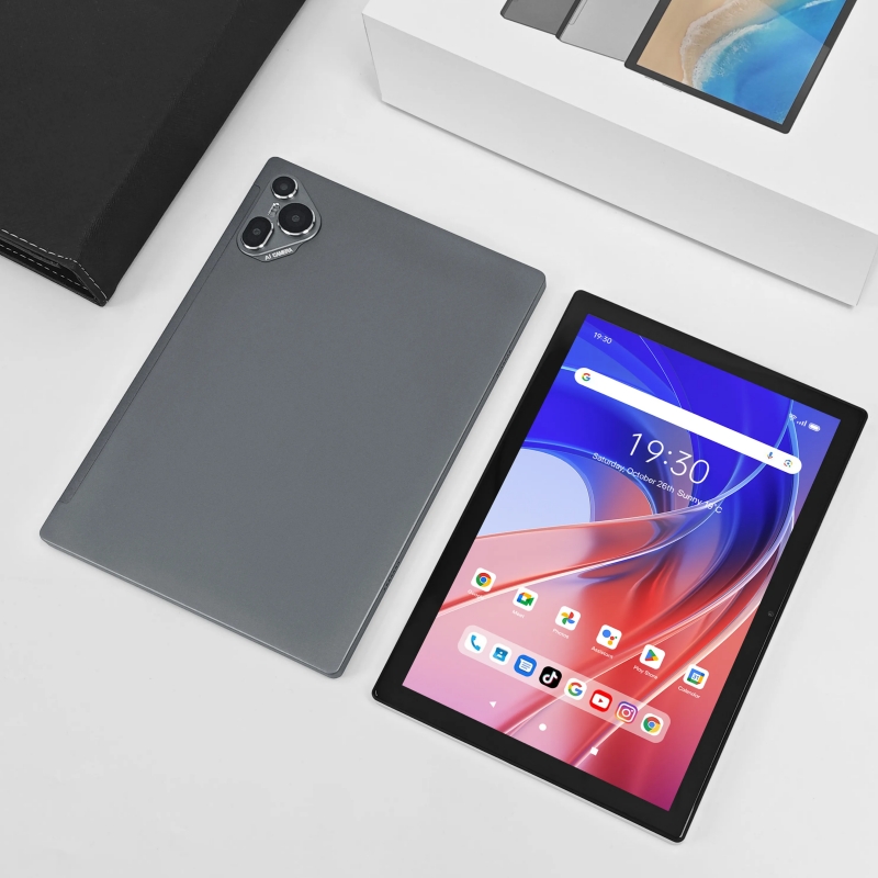 10.1 POLEGADAS Android 13 Tablet PC P70 MT6757 Tablet PC suporta chamadas 2G\3G\4G Type-C Placas Sim WIFI de 8 núcleos