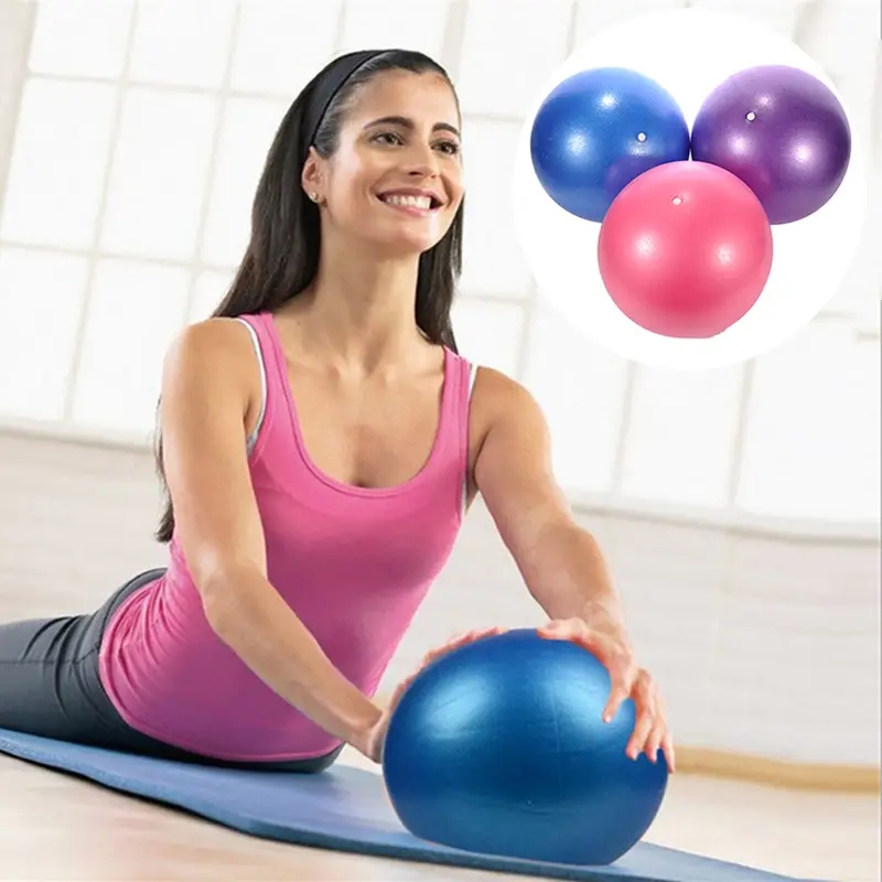 1 buah klip latihan beku tebal bola Fitness punggung bola Pilates Yoga bola dalam ruangan latihan keseimbangan bola