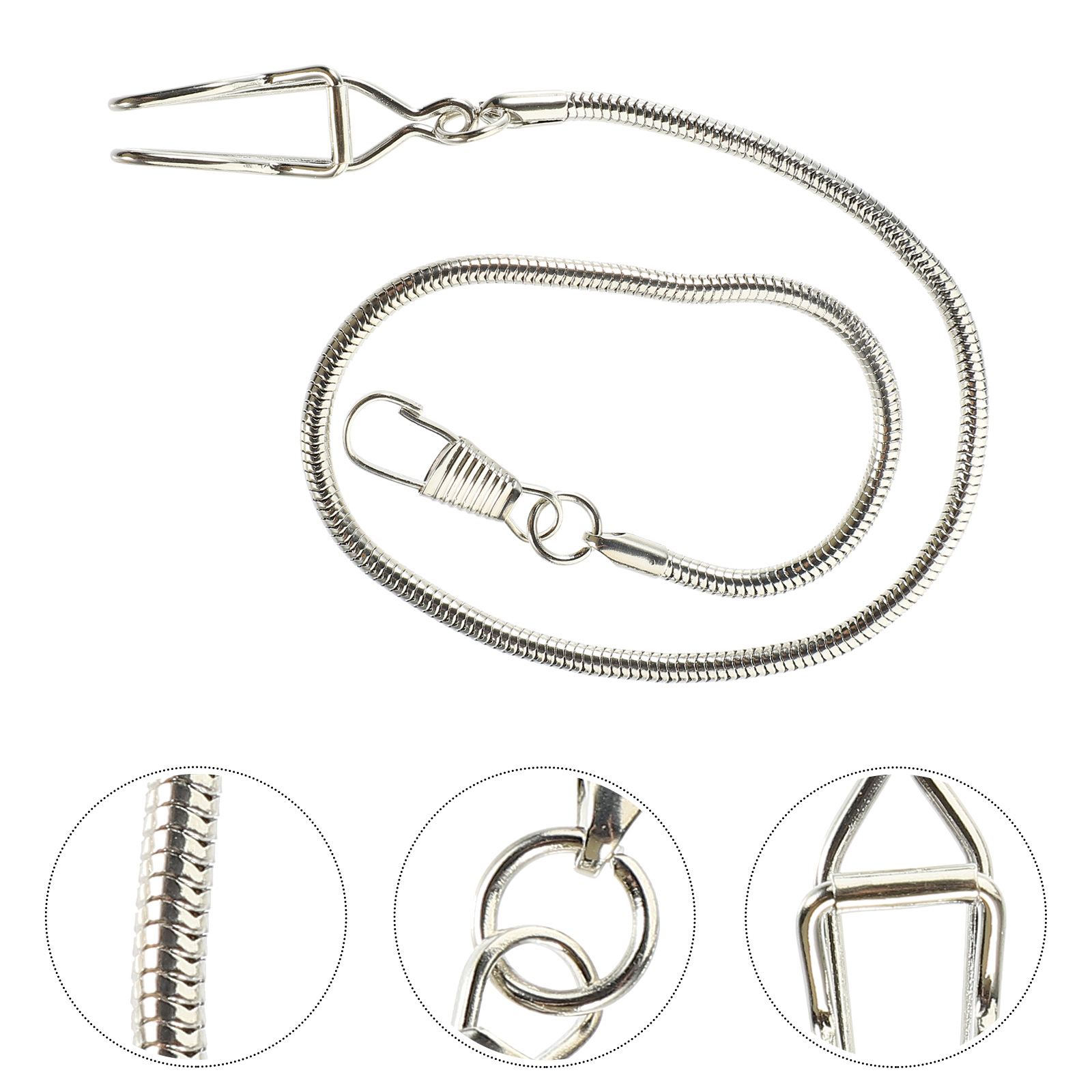 Pocket Watch Chain Necklace Making Chains Hanging Vest Decor Alloy for Men during