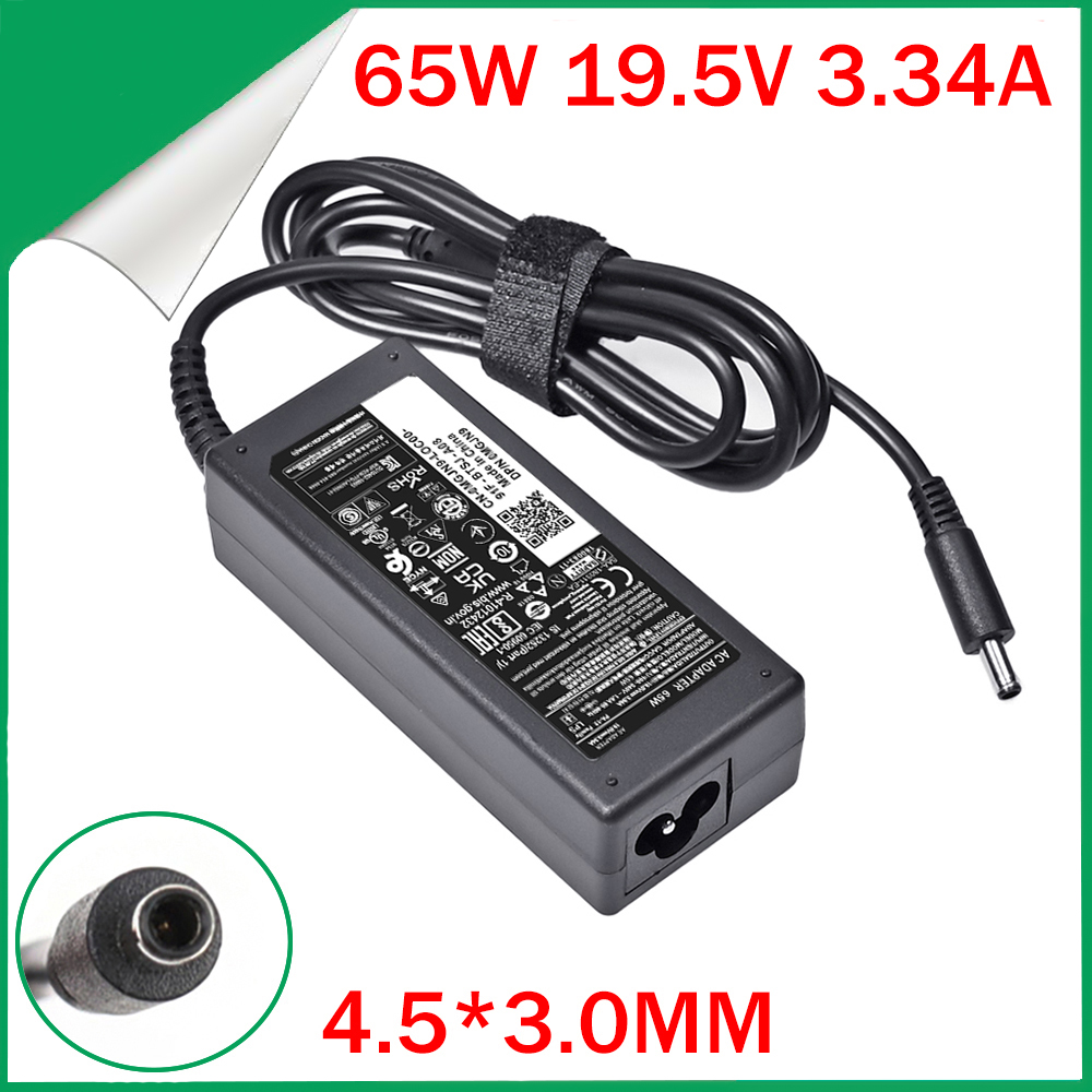 Caricabatterie adattatore CA 19,5 V 3,34 A 65 W per Dell Latitude 15-3000 3550 3560 HA65NS5-00 LA65NM130 LA65NS1-00 LA65NS2-01