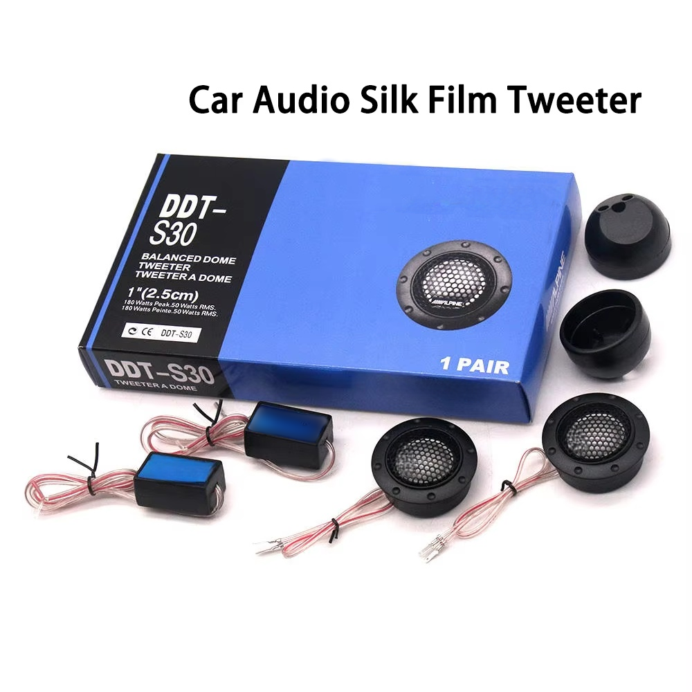 DDT-S30 Tweeter para coche, altavoz de Audio para coche con potencia de 12-24V, juego de altavoces pequeños de alta calidad para altavoz de modificación de Audio para coche