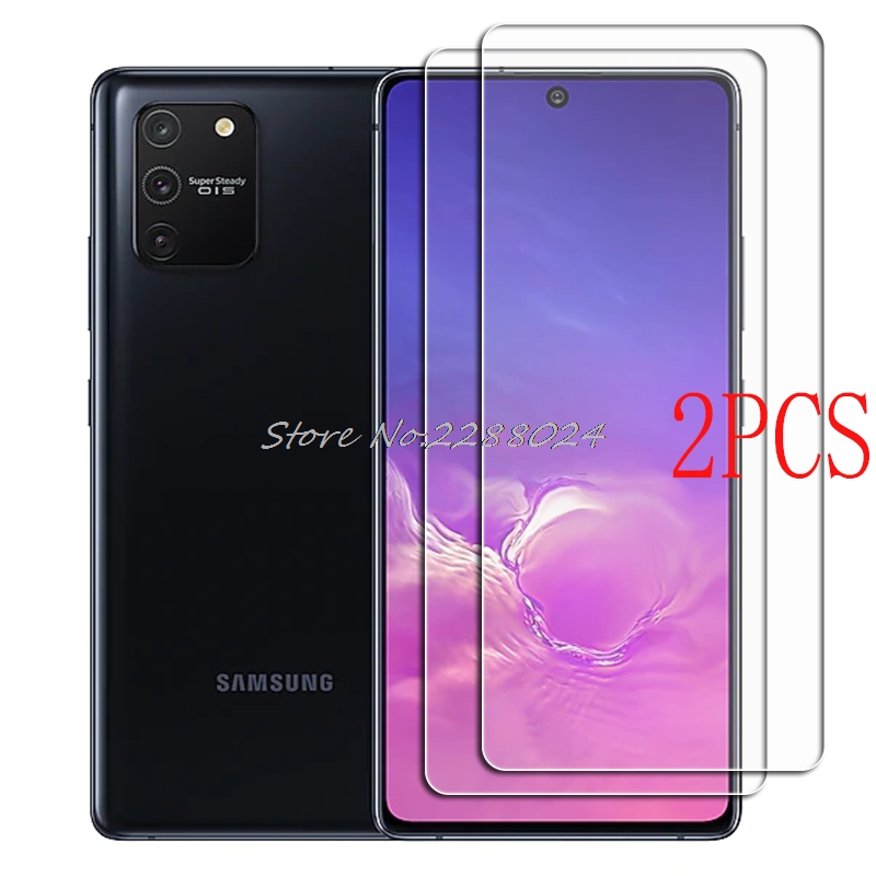 2PCS untuk Samsung Galaxy S10 Lite S10LITE Tempered Glass Pelindung SM-G770F G770F G770 6.7 "Kaca Pelindung Layar ponsel cover