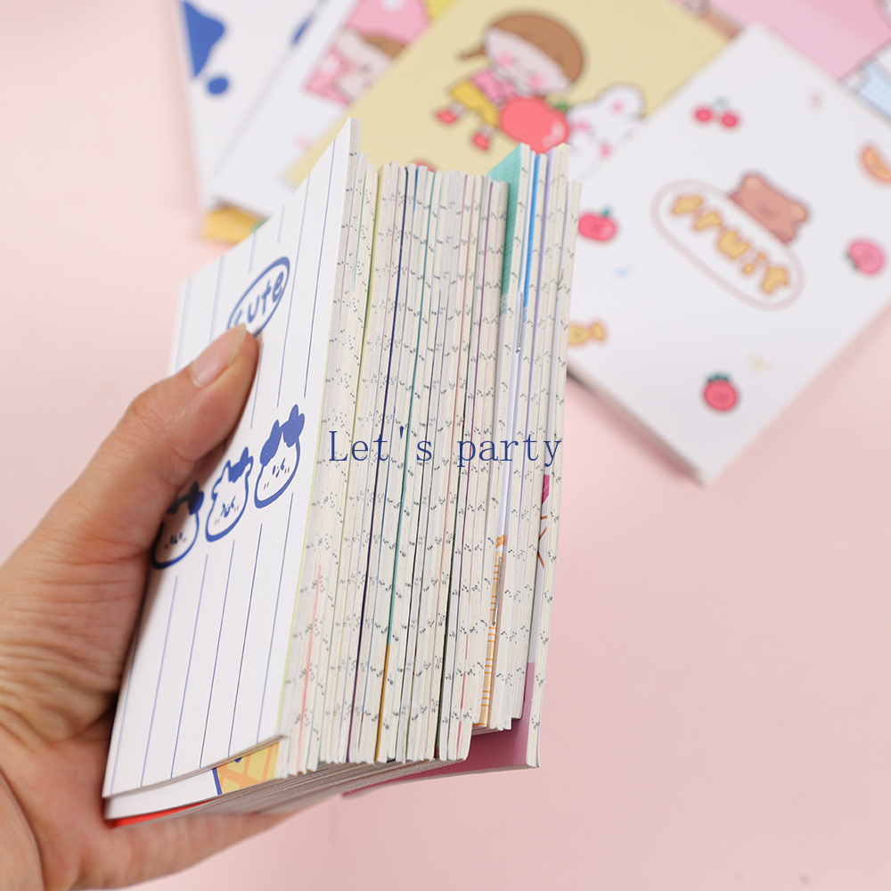 20 Teile/satz Cartoon Mix Tragbare Mini Notebook Notizblock für Kinder Geburtstag Party Favors Schule Schreibwaren Belohnungen Pinata Füllstoffe