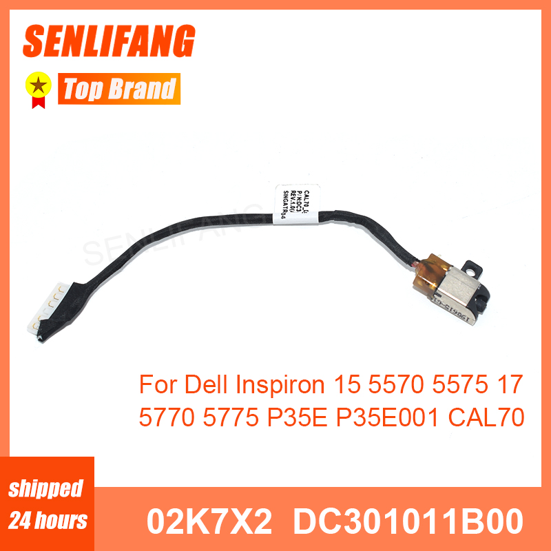 Cable de alimentación de CC para Dell Inspiron, nuevo, 02K7X2, 2K7X2, DC301011B00, 15, 5570, 5575, 17, 5770, 5775, P35E, P35E001, CAL70
