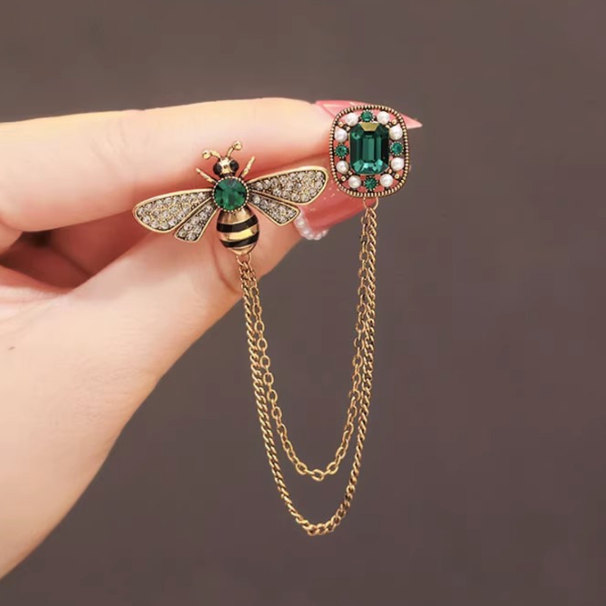 Broche de cristal de abelha para mulheres, camisola com design único e luxuoso, 1 pc, zt3128