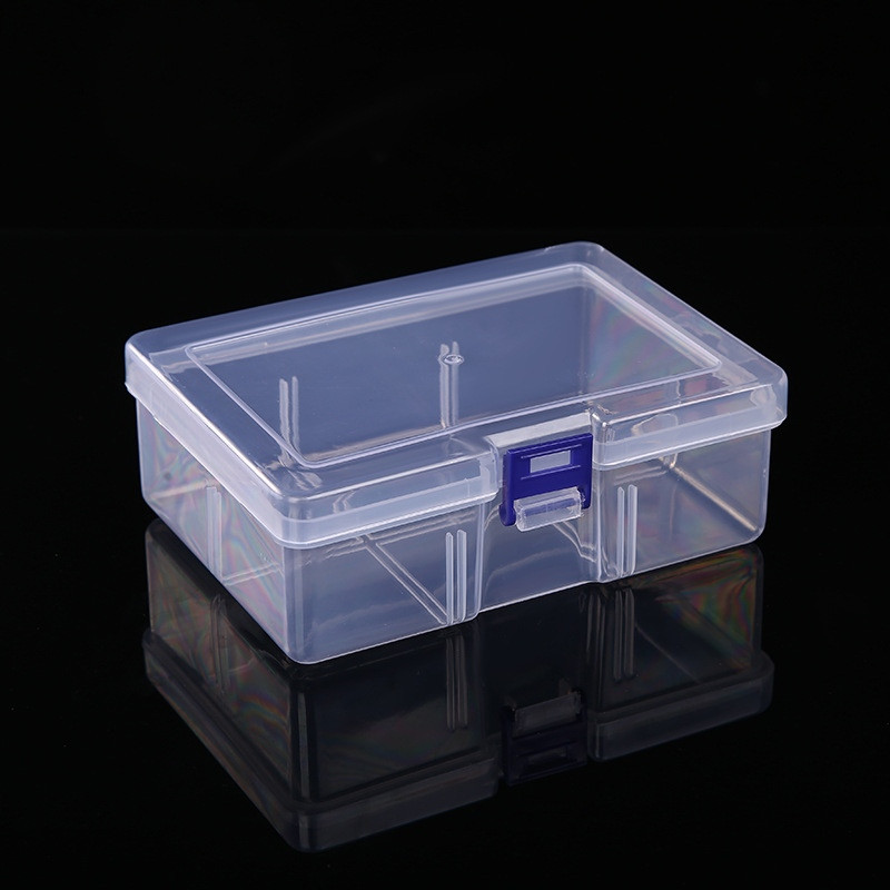 Caja de plástico transparente, caja Rectangular, destornilladores, puntas, herramientas, purga, a prueba de polvo, impermeable, cajas de almacenamiento, contenedor