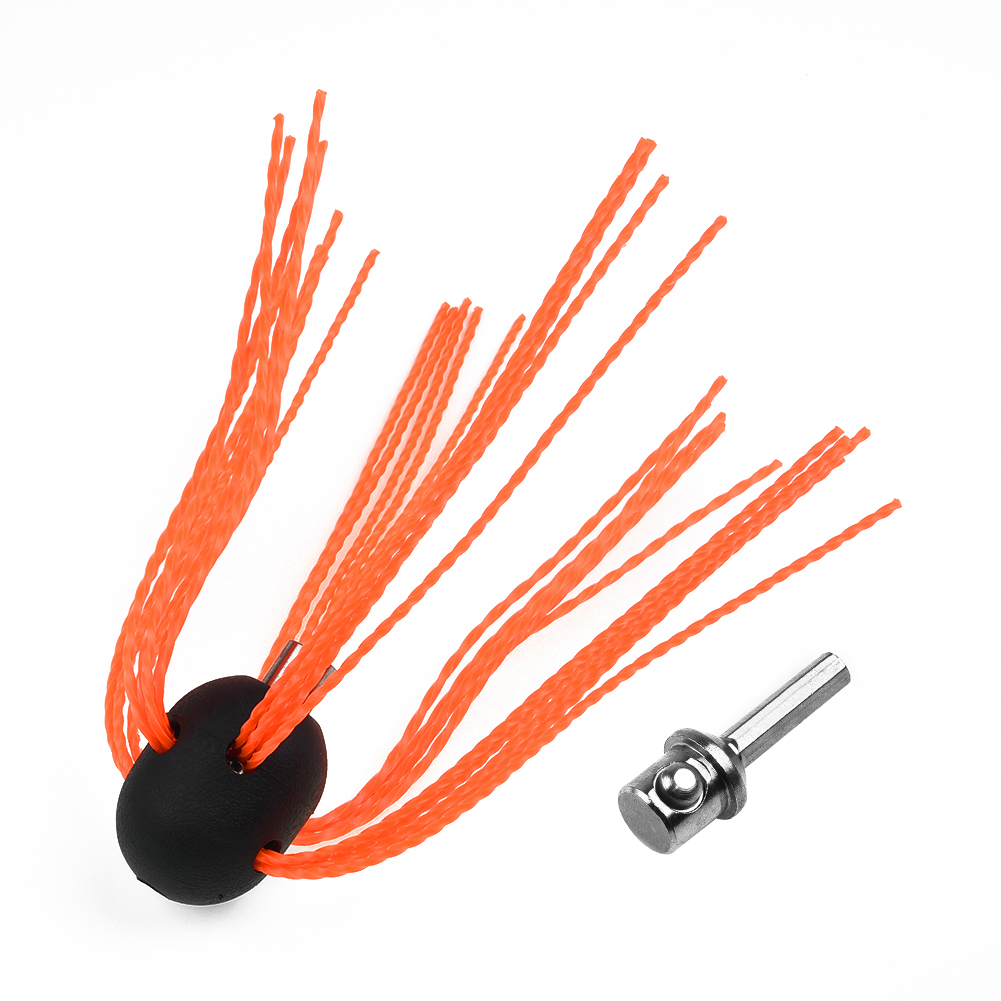 1pc Schornstein Reiniger Pinsel Kopf Aluminium Nylon Schornstein Reiniger Sweep Dreh Kamine Innenwand Reinigung Pinsel Reiniger Werkzeuge