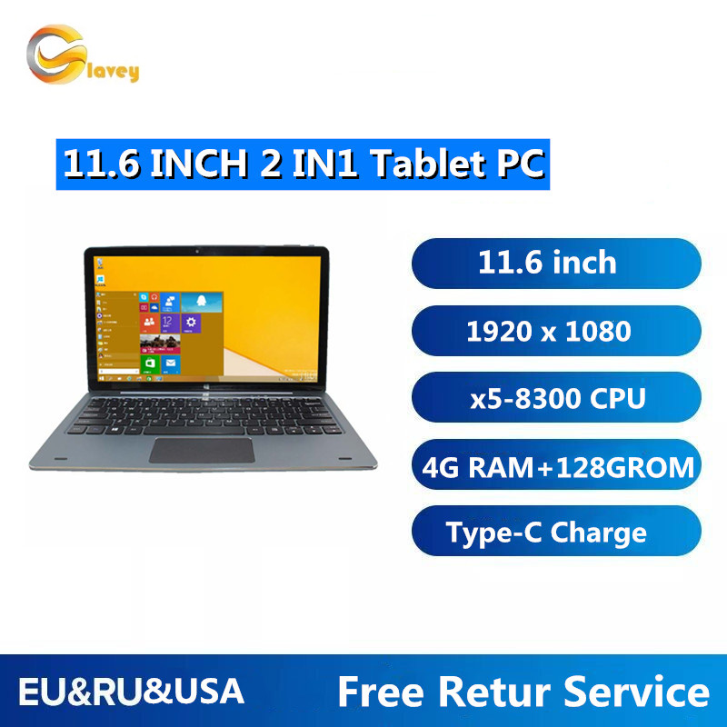 Mit Pin Docking Tastatur 11,6 Zoll NC01 Windows 10 Tablet PC Quad Core 4 GB RAM 128 GB ROM Netbook 1920*1080 IPS HDMI-kompatibel